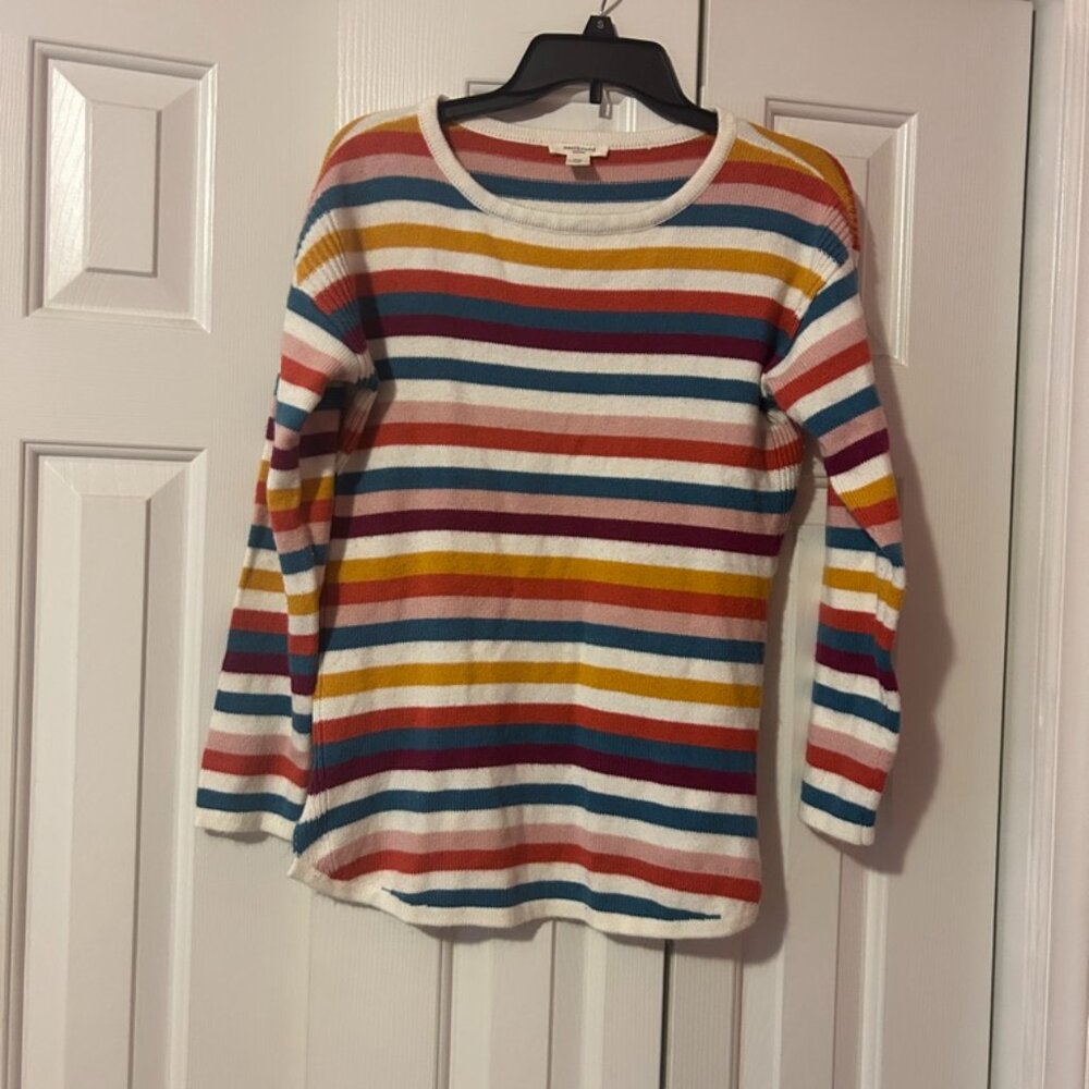 Westbound multicolor striped knit sweater